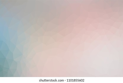 Light Pink, Green vector polygonal background. A sample with polygonal shapes. Textured pattern for your backgrounds.
