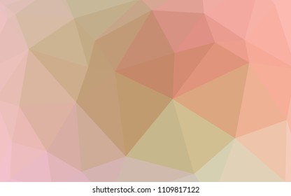 Light Pink, Green vector polygonal background. A sample with polygonal shapes. Brand new style for your business design.