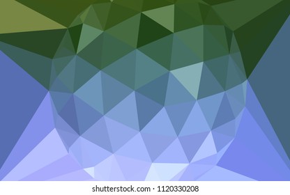 Light Pink, Green vector polygonal background with a diamond. Polygonal abstract illustration with gradient. Completely new template for your banner.