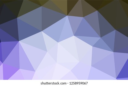 Light Pink, Green vector polygonal template. Elegant bright polygonal illustration with gradient. Pattern for a brand book's backdrop.