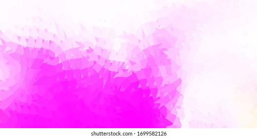 Fondo polígonal vector verde, rosa claro. Ilustración colorida decorativa con triángulos abstractos. Fondo de pantalla de tus aplicaciones web.