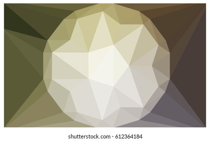 Light Pink, Green vector polygonal illustration, which consist of triangles with a gemstone in center. Triangular design of a huge diamond for your business. Creative geometric background of gems.