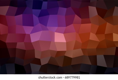 Light Pink, Green vector polygonal illustration, which consist of rectangles. Rectangular pattern for your business design. Geometric background in Origami style with gradient. 