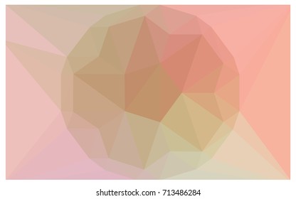 Light Pink, Green vector polygonal illustration, which consist of triangles with a gemstone in center. Triangular design of a huge diamond for your business. Creative geometric background of gems.