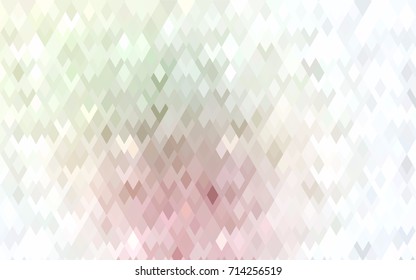 Light Pink, Green vector polygonal illustration, which consist of rectangles. Rectangular pattern for your business design. Geometric background in Origami style with gradient. 