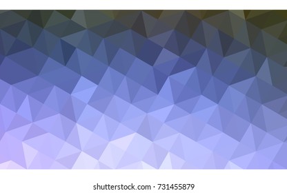 Light Pink, Green vector polygonal illustration, which consist of triangles. Triangular pattern for your business design. Geometric background in Origami style with gradient. 