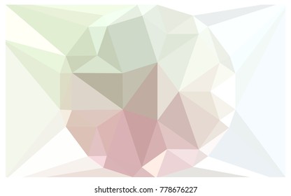 Light Pink, Green vector polygonal illustration, which consist of triangles with a gemstone in center. Triangular design of a huge diamond for your business. Creative geometric background of gems.