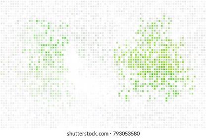 Light Pink, Green vector polygonal illustration, which consist of rectangles. Rectangular pattern for your business design. Geometric background in Origami style with gradient. 