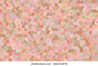 Light Pink, Green vector red pattern of geometric circles, shapes. Colorful mosaic banner. Geometric background with colored disks.