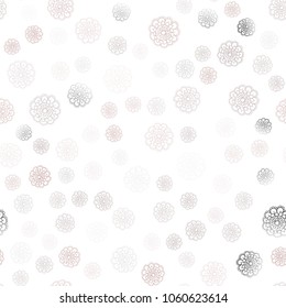 Light Pink, Green vector seamless natural abstract background. flowers on elegant natural pattern with gradient. Elegant pattern for a brand book.