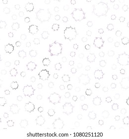 Light Pink, Green vector seamless  layout with circle shapes. Beautiful colored illustration with blurred circles in nature style. Pattern can be used for futuristic ad, booklets.