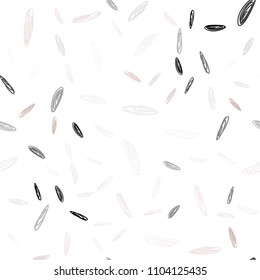 Light Pink, Green vector seamless texture with disks. Glitter abstract illustration with blurred drops of rain. Pattern can be used for ads, leaflets.