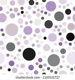 Light Pink, Green vector seamless background with bubbles. Blurred decorative design in abstract style with bubbles. Pattern can be used for beautiful websites.