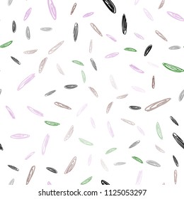 Light Pink, Green vector seamless cover with spots. Blurred bubbles on abstract background with colorful gradient. New design for ad, poster, banner of your website.