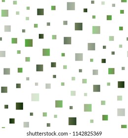 Light Pink, Green vector seamless layout with lines, rectangles. Glitter abstract illustration with rectangular shapes. Pattern can be used for websites.