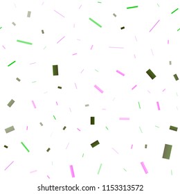 Light Pink, Green vector seamless background with rectangles. Illustration with set of colorful rectangles. Best design for your ad, poster, banner.
