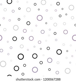 Light Pink, Green vector seamless backdrop with dots. Glitter abstract illustration with blurred drops of rain. Beautiful design for your business advert.