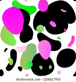 Light Pink, Green vector seamless layout with circle spots. Abstract illustration with colored bubbles in nature style. Template for business cards, websites.