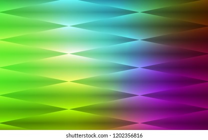 Light Pink, Green vector seamless pattern in square style. Glitter abstract illustration with rectangular shapes. Pattern for design of fabric, wallpapers.