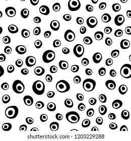 Light Pink, Green vector seamless cover with circles. Modern abstract illustration with colorful water drops. Trendy design for wallpaper, fabric makers.
