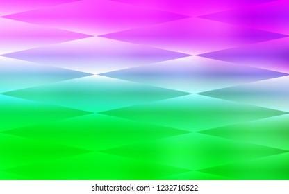 Light Pink, Green vector seamless texture in rectangular style. Glitter abstract illustration with rectangular shapes. Design for textile, fabric, wallpapers.