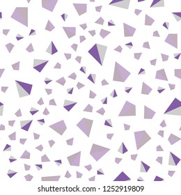 Light Pink, Green vector seamless, isometric cover with polygonal style. Modern abstract illustration with colorful triangles. Pattern for design of fabric, wallpapers.