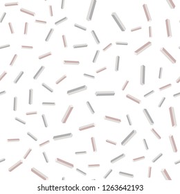 Light Pink, Green vector seamless, isometric background with stright stripes. Lines on blurred abstract background with gradient. Texture for window blinds, curtains.