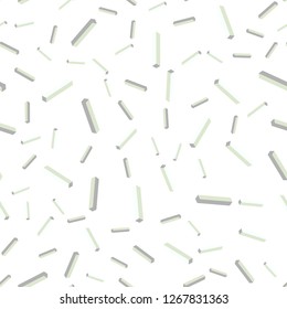 Light Pink, Green vector seamless, isometric background with straight lines. Blurred decorative design in simple style with lines. Texture for window blinds, curtains.