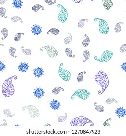 Light Pink, Green vector seamless doodle background with leaves and flowers. Glitter abstract illustration with leaves and flowers. Design for textile, fabric, wallpapers. Light Pink, Green vector seamless doodle background with leaves and flowers. Glitter abstract illustration with leaves and flowers. Design for textile, fabric, wallpapers.