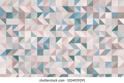 Light Pink, Green vector shining triangular background. Colorful illustration in abstract style with gradient. The textured pattern can be used for background.