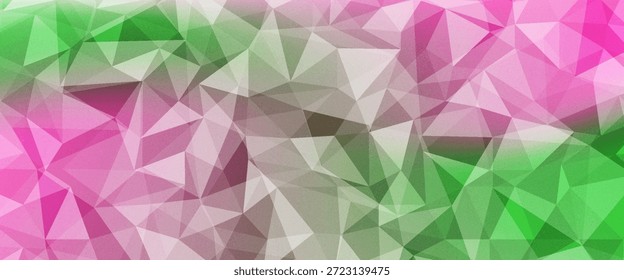 Rosa claro, Vector verde de triángulos Pequeños sobre fondo blanco. Ilustración de textura abstracta de triángulos. Diseño de patrón para Anuncio, cartel, cubierta.