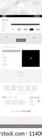 Light Pink, Green vector style guide with bent lines. Shining curly illustration in marble style with gradient. This sample is for your website.