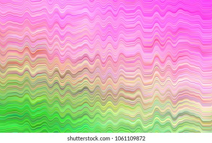 Light Pink, Green vector template with bubble shapes. Brand-new colored illustration in marble style with gradient. A completely new marble design for your business.