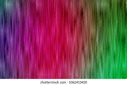 Light Pink, Green vector template with bubble shapes. Glitter abstract illustration with wry lines. Pattern for your business design.
