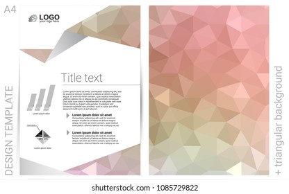 Light Pink, Green vector  template for landing pages. Beautiful colored sample in A4 size. New design for a poster, banner of your website.