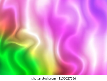 Light Pink, Green vector template with lava shapes. An elegant bright illustration with gradient. New composition for your brand book.