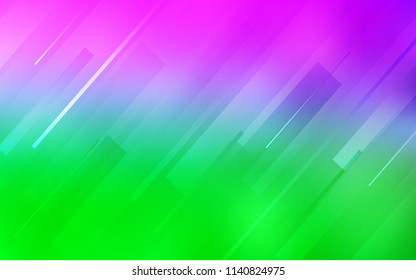 Light Pink, Green vector template with repeated sticks. Blurred decorative design in simple style with lines. Pattern for your busines websites.