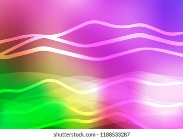 Light Pink, Green vector template with repeated sticks. Shining colored illustration with narrow lines. Smart design for your business advert.