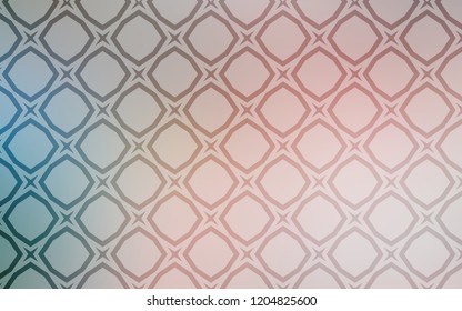 Light Pink, Green vector template with sky stars. Glitter abstract illustration with colored stars. Pattern for new year ad, booklets.