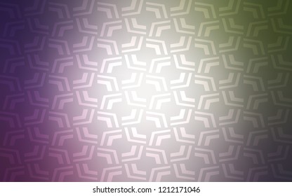 Light Pink, Green vector template with bubble shapes. Blurred geometric sample with gradient bubbles.  Pattern for your business design.
