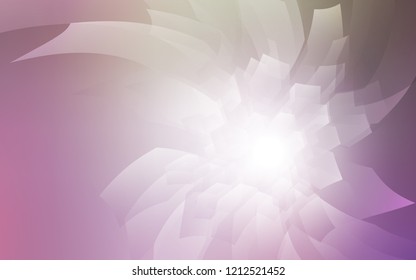 Light Pink, Green vector template in hexagonal style. White background with colorful hexagons. Pattern can for your ad, booklets.