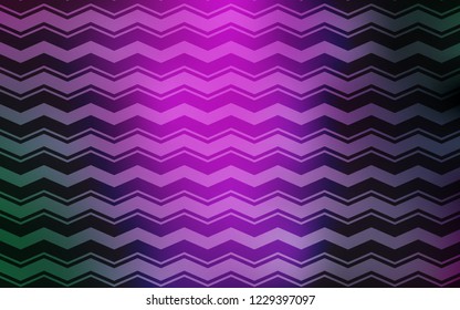 Light Pink, Green vector template with repeated sticks. Lines on blurred abstract background with gradient. Pattern for ads, posters, banners.