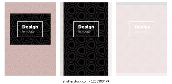 Light Pink, Green vector template for journals. Booklet with textbox on colorful abstract background. Pattern for leaflets, booklets.