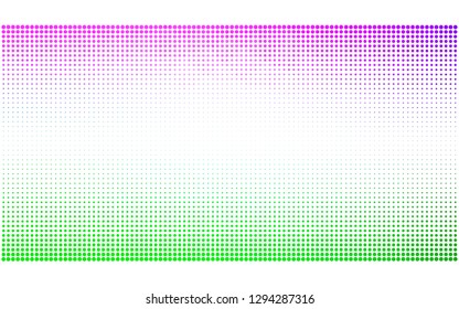 Light Pink, Green vector  template with circles. Blurred bubbles on abstract background with colorful gradient. New template for your brand book.