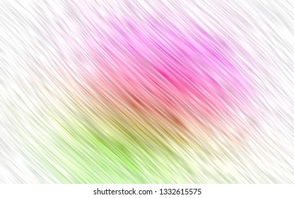 Light Pink, Green vector template with lava shapes. A completely new color illustration in marble style. The elegant pattern for brand book.