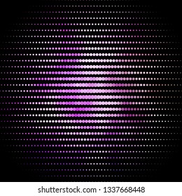 Light Pink, Green vector template with circles. Colorful illustration with gradient dots in nature style. Pattern for business ads.