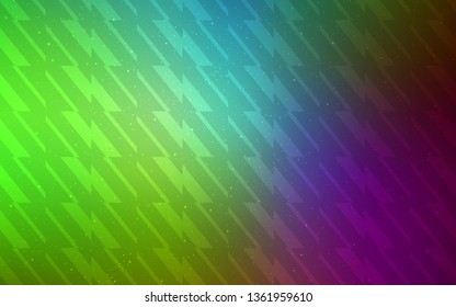 Light Pink, Green vector template with repeated sticks. Colorful shining illustration with lines on abstract template. Best design for your ad, poster, banner.