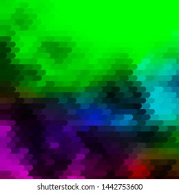 Light Pink, Green vector template with lines. Gradient illustration with straight lines in abstract style. Template for your UI design.