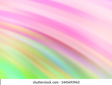 Light Pink, Green vector template with bubble shapes. A vague circumflex abstract illustration with gradient. A completely new marble design for your business.