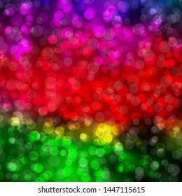 Light Pink, Green vector template with circles. Abstract colorful disks on simple gradient background. Design for your commercials.